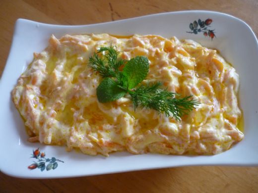 Yoğurtlu Havuç Salatası Tarifi ve Malzemeleri